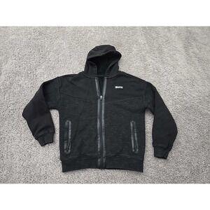 C&A Limited Edition Full Zip Hoodie Men's Large Two-Tone Contrast Fleece Tech